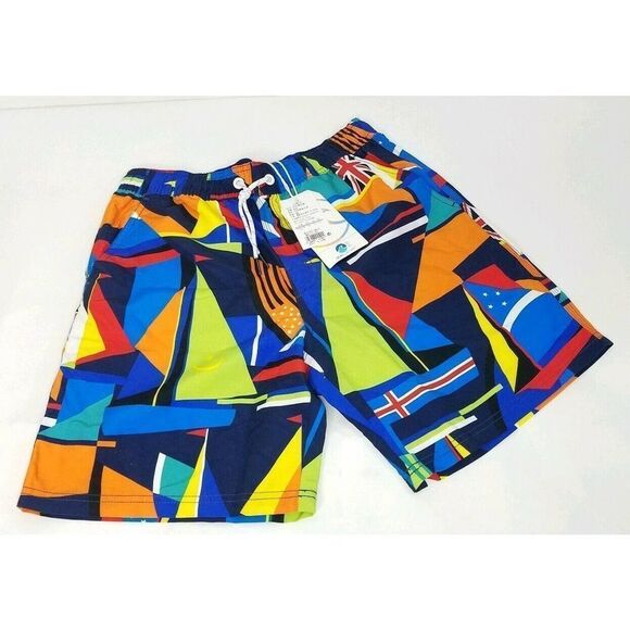 GAILANG Geometric Quick-Drying Board Shorts Swim Trunks NWT $169 - Picture 1 of 3